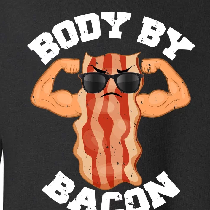 Flexing Body by Bacon Toddler Sweatshirt