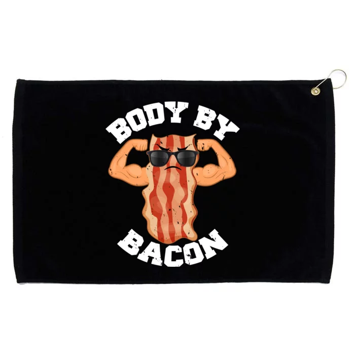 Flexing Body by Bacon Grommeted Golf Towel