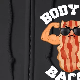 Flexing Body by Bacon Full Zip Hoodie