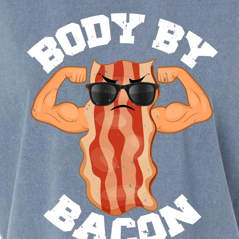 Flexing Body by Bacon Garment-Dyed Women's Muscle Tee