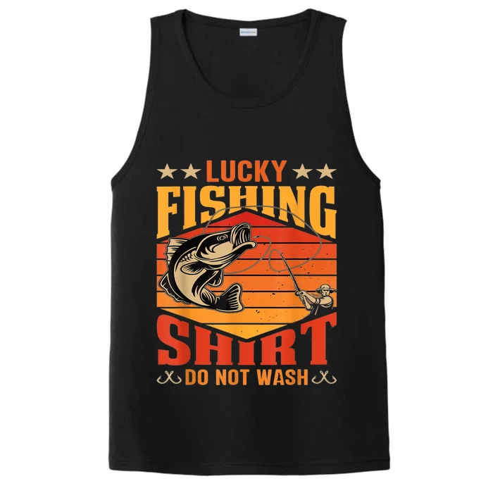 Funny Lucky Fishing Do Not Wash It Funny Fhishing Performance Tank