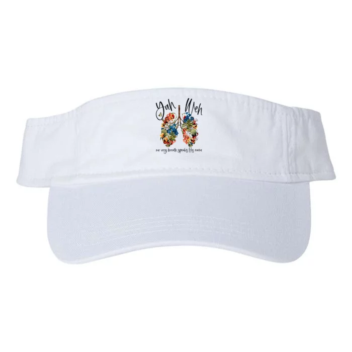 Floral Lung Flowers Valucap Bio-Washed Visor