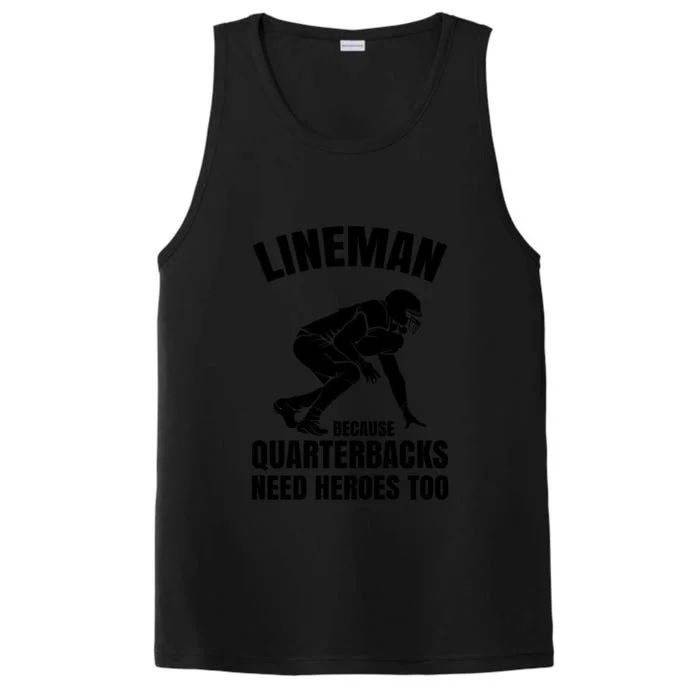 Football Lineman Performance Tank