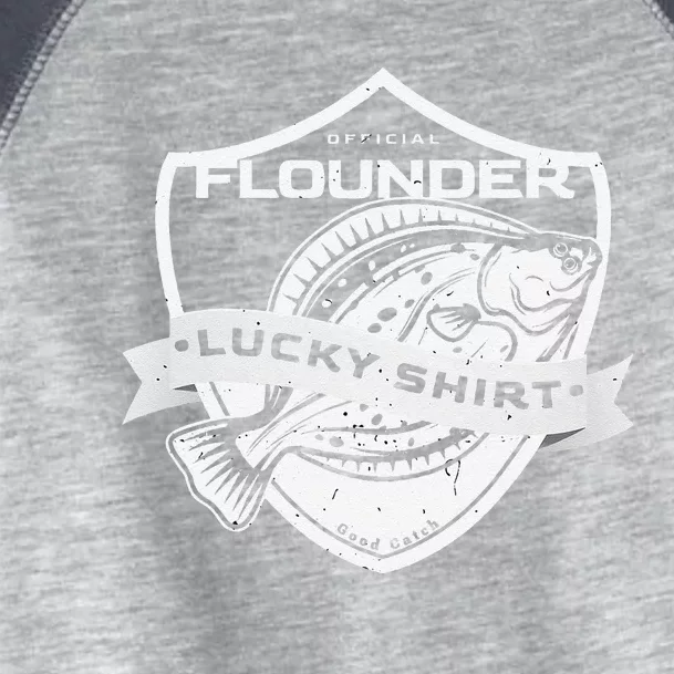 Flounder Lucky Funny Accessories To Flounder Fishing Toddler Fine Jersey T-Shirt