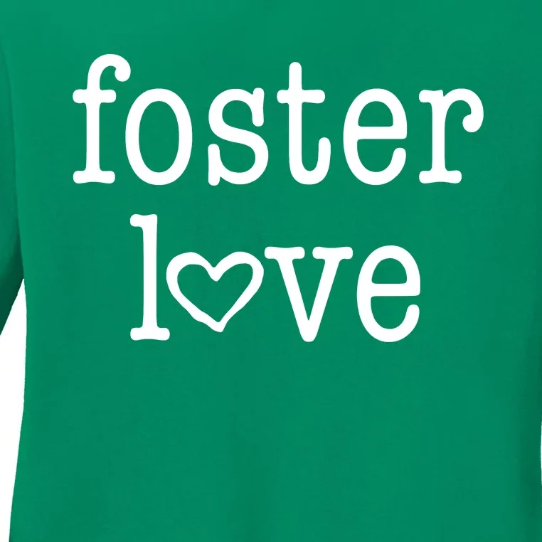 Foster Love Ladies Long Sleeve Shirt