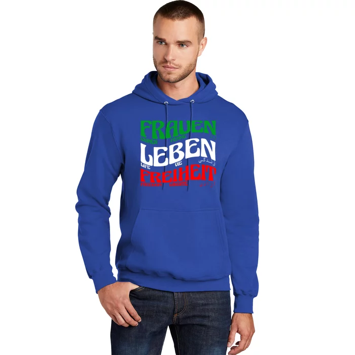 Frauen Leben Freiheit Life Freedom Femme Vie Liberté Gift Hoodie