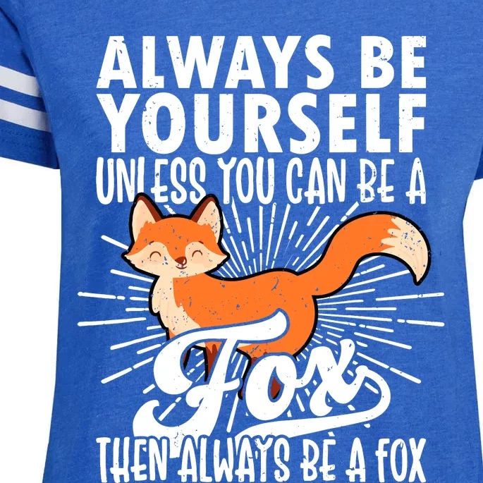 Fox Lover Funny Fox Forest Animals Cute Fox Fox Enza Ladies Jersey Football T-Shirt