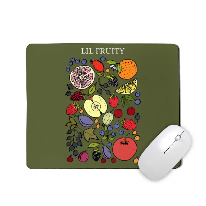 Funny Lil Fruity Subtle Lesbian Pride Month Mousepad