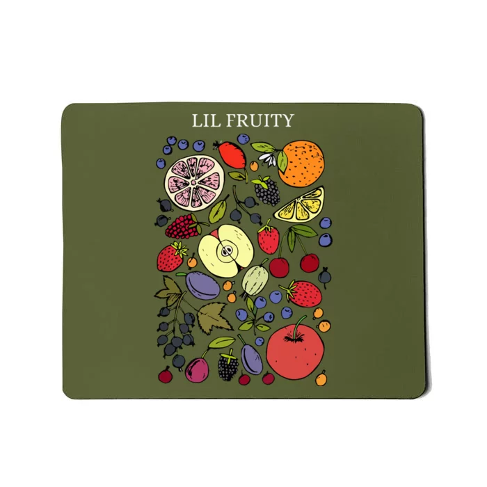 Funny Lil Fruity Subtle Lesbian Pride Month Mousepad