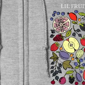 Funny Lil Fruity Subtle Lesbian Pride Month Full Zip Hoodie