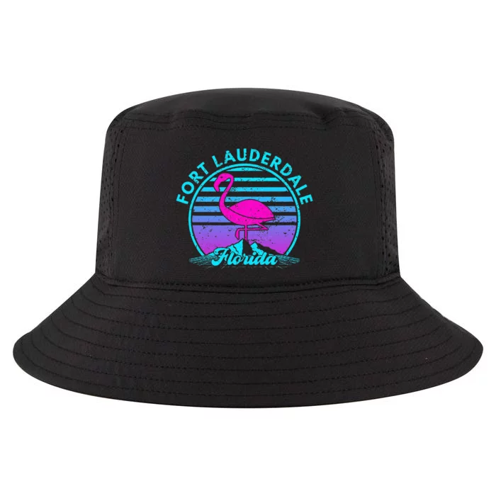 Fort Lauderdale Florida Cool Comfort Performance Bucket Hat