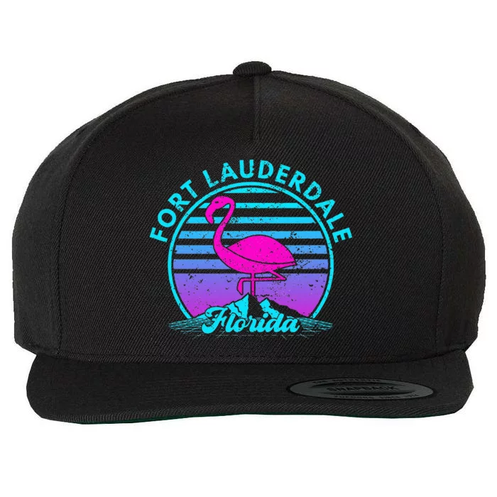 Fort Lauderdale Florida Wool Snapback Cap