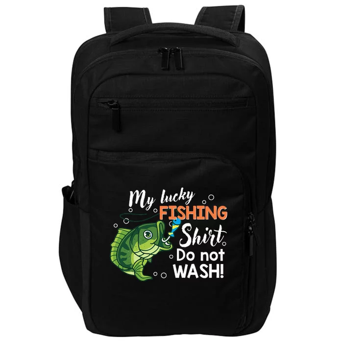 Funny Lucky Fishing Bass Fish Impact Tech Backpack