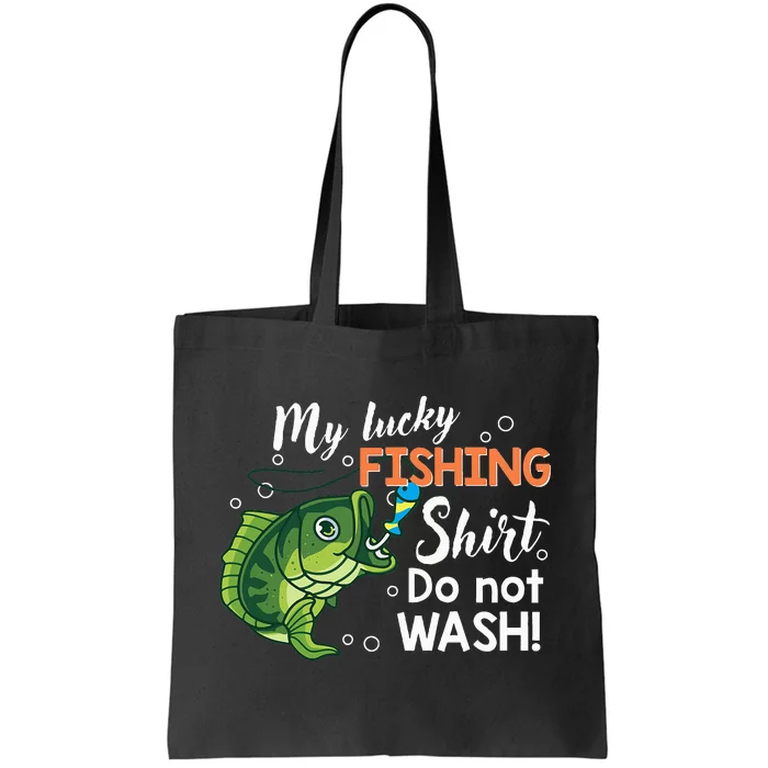 Funny Lucky Fishing Bass Fish Tote Bag