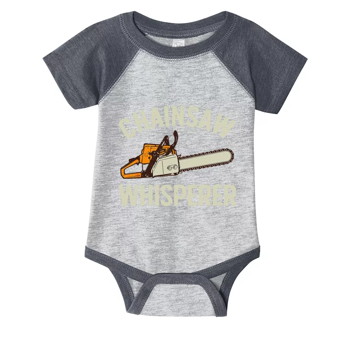 Funny Lumberjack For Women Logger Lumberjack Chainsaw Infant Baby Jersey Bodysuit