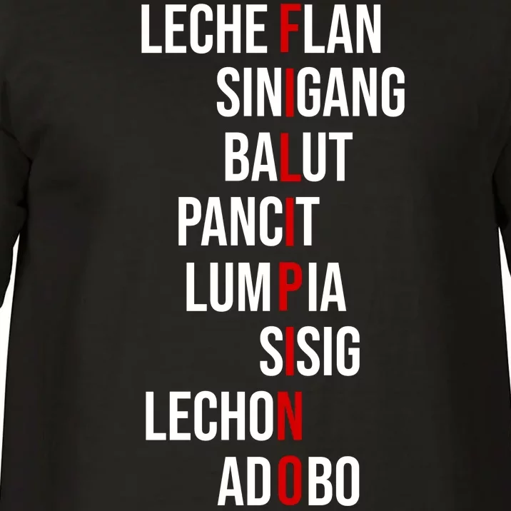 Filipino Lech Flan Sinigang Balut Pancit Lumpia Sisig Lechon Adobo Comfort Colors T-Shirt