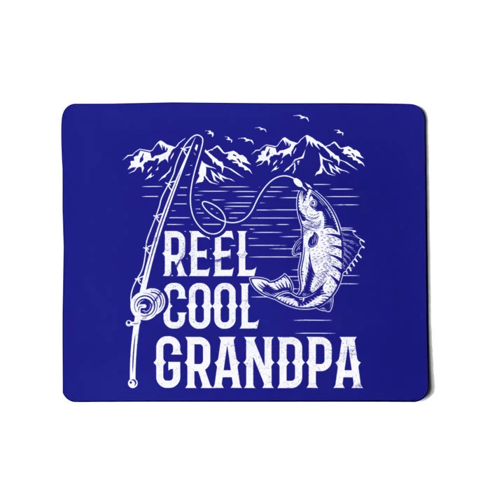 Fishing Lover Funny Gift Reel Cool Grandpa Fish Fishing Gift Mousepad