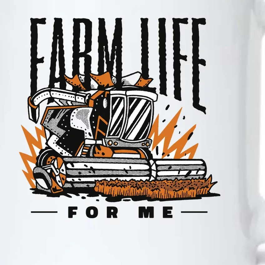 Farm Life For Me Tractor Black Color Changing Mug