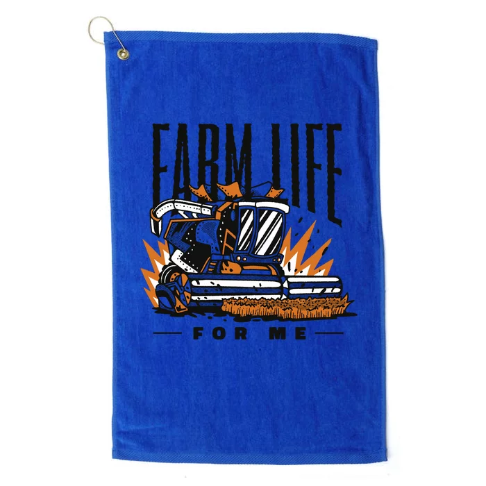 Farm Life For Me Tractor Platinum Collection Golf Towel