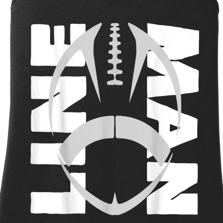 Football Lineman Ladies Essential Tank