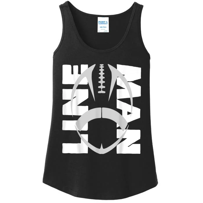 Football Lineman Ladies Essential Tank