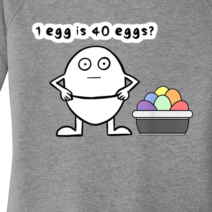 Funny LGBT Feed Eggs I Think You Should Leave Women's Perfect Tri Tunic Long Sleeve Shirt