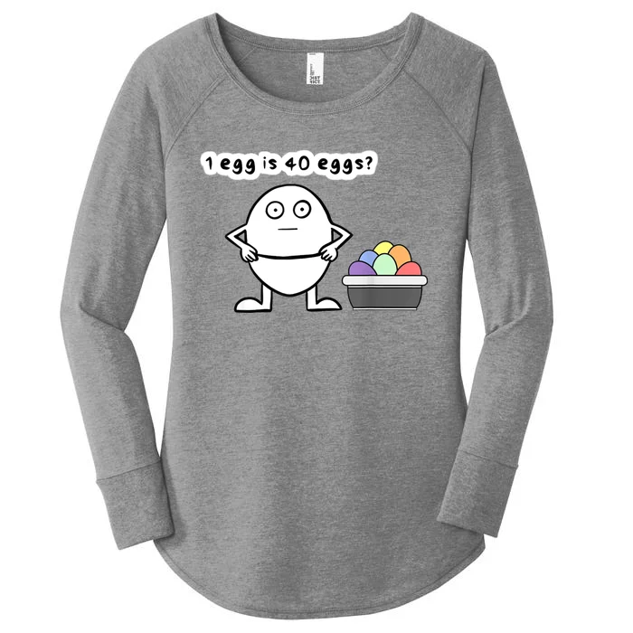 Funny LGBT Feed Eggs I Think You Should Leave Women's Perfect Tri Tunic Long Sleeve Shirt