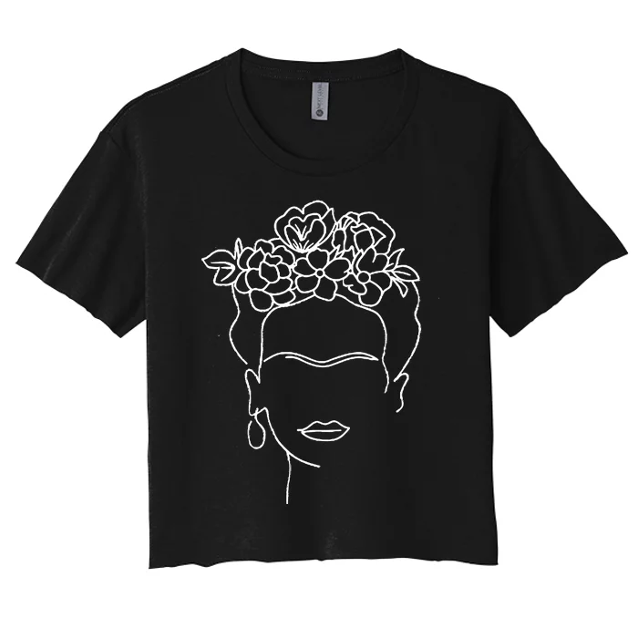 Face Line Women's Crop Top Tee