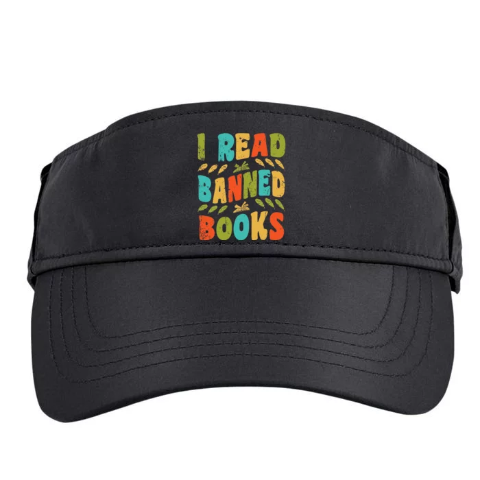 Funny Librarian Freedom Reader Grunge I Read Banned Books Adult Drive Performance Visor