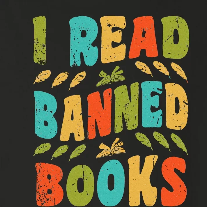 Funny Librarian Freedom Reader Grunge I Read Banned Books Toddler Long Sleeve Shirt