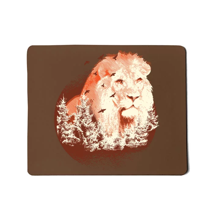 Forest Lion Mousepad