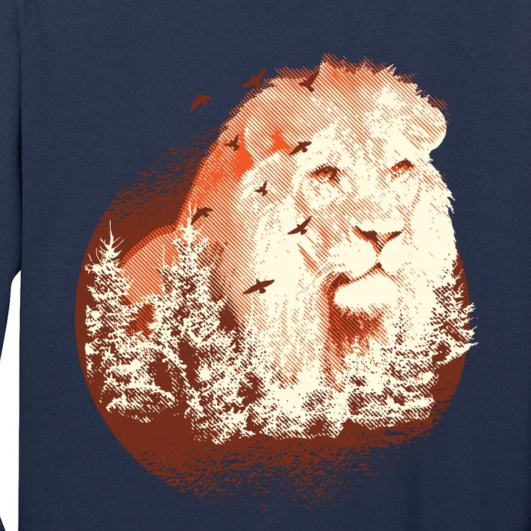 Forest Lion Long Sleeve Shirt