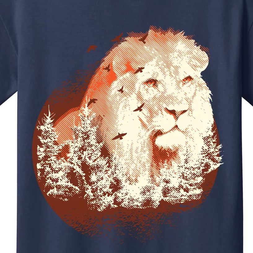 Forest Lion Kids T-Shirt