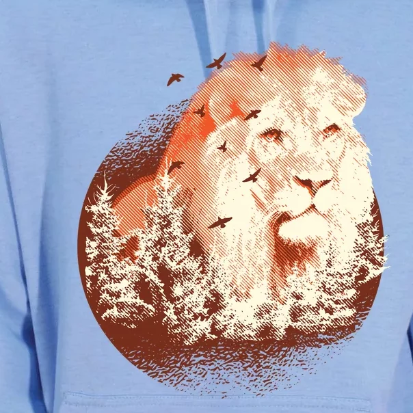 Forest Lion Unisex Surf Hoodie