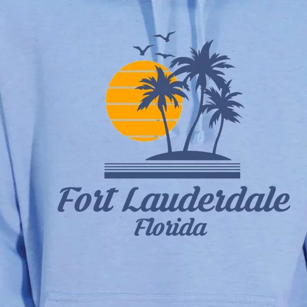 Fort Lauderdale Florida Gift Fl Beach Tourist Souvenir Usa Unisex Surf Hoodie