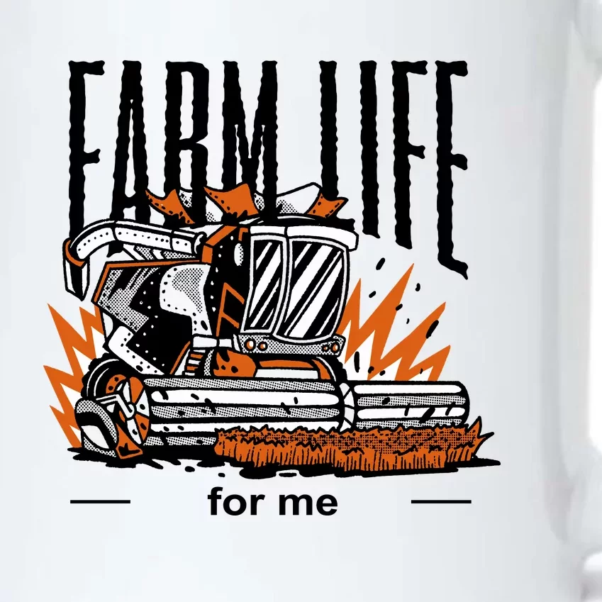 Farm Life For Me Black Color Changing Mug