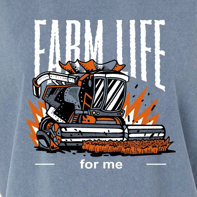 Farm Life For Me Garment-Dyed Women's Muscle Tee