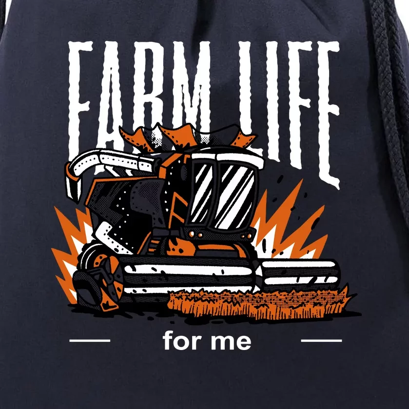 Farm Life For Me Drawstring Bag