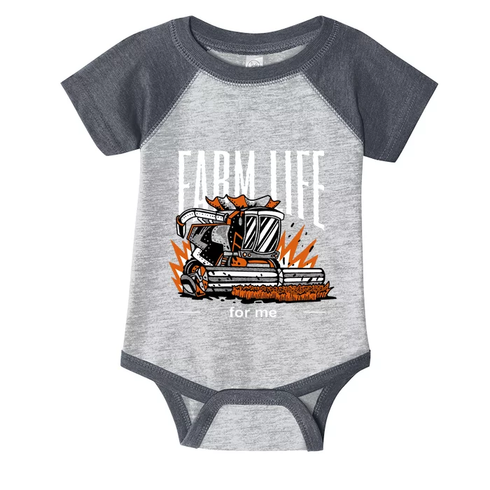 Farm Life For Me Infant Baby Jersey Bodysuit