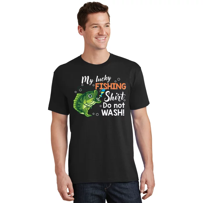 Funny Lucky Fishing Bass Fish T-Shirt