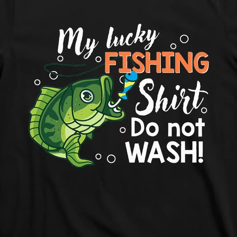 Funny Lucky Fishing Bass Fish T-Shirt