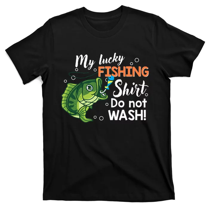 Funny Lucky Fishing Bass Fish T-Shirt