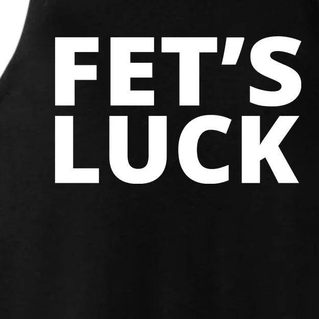 Fet's Luck Funny Ladies Tri-Blend Wicking Tank