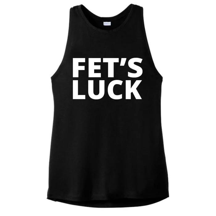 Fet's Luck Funny Ladies Tri-Blend Wicking Tank