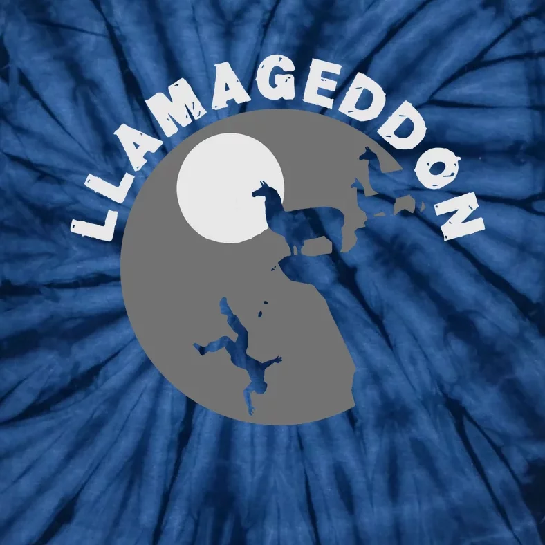 Funny Llamageddon For Llama Barnyard Lovers Tie-Dye T-Shirt