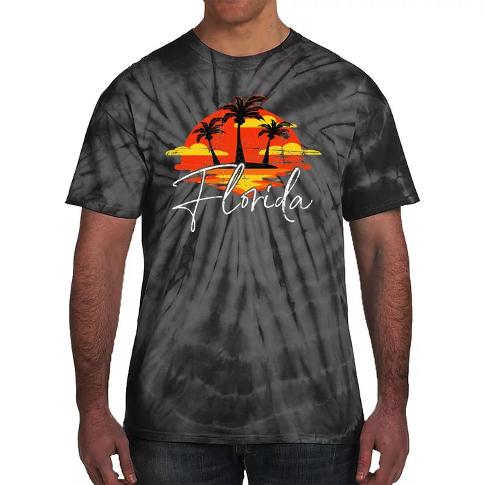 Florida Lover Florida Gift Florida Tie-Dye T-Shirt