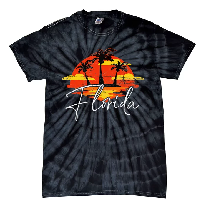 Florida Lover Florida Gift Florida Tie-Dye T-Shirt