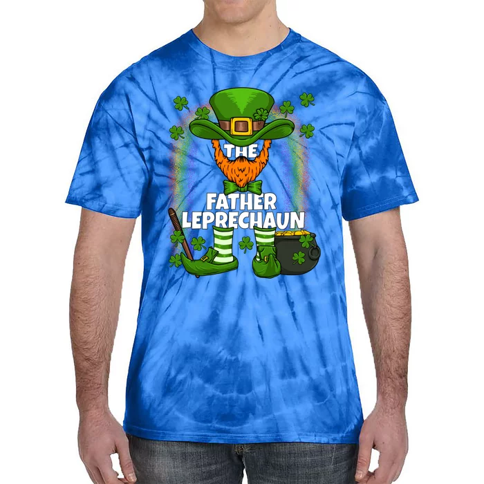 Father Leprechaun Family Matching St Patricks Day Party Gift Tie-Dye T-Shirt