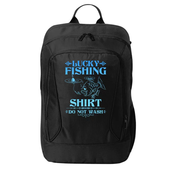 Funny Lucky Fishing Do Not Wash Fishing Fan City Backpack