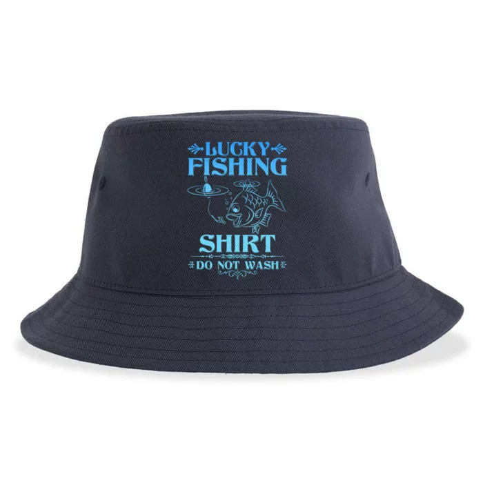 Funny Lucky Fishing Do Not Wash Fishing Fan Sustainable Bucket Hat